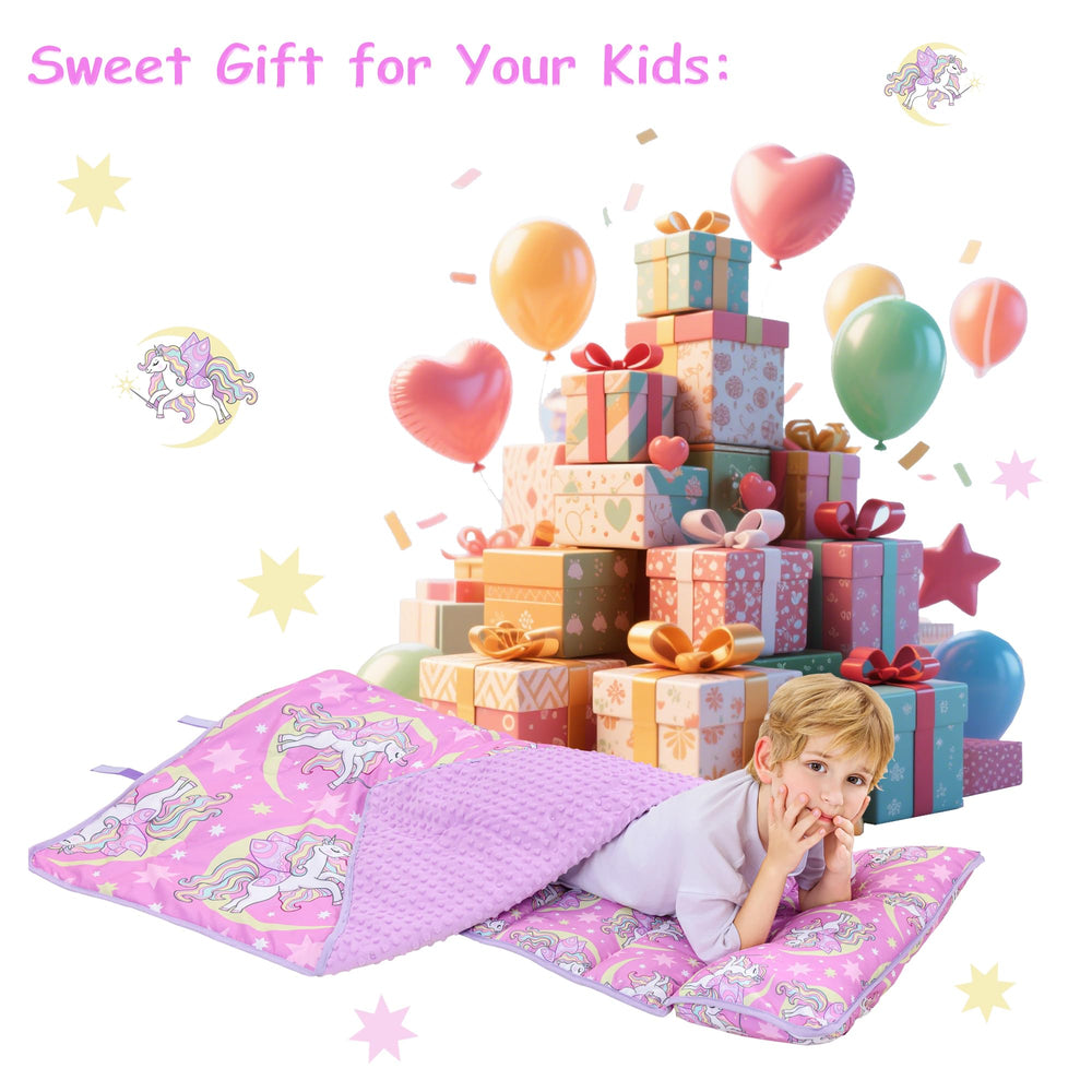 Viviland nap mat includes built-in name tag for quick daycare check-ins