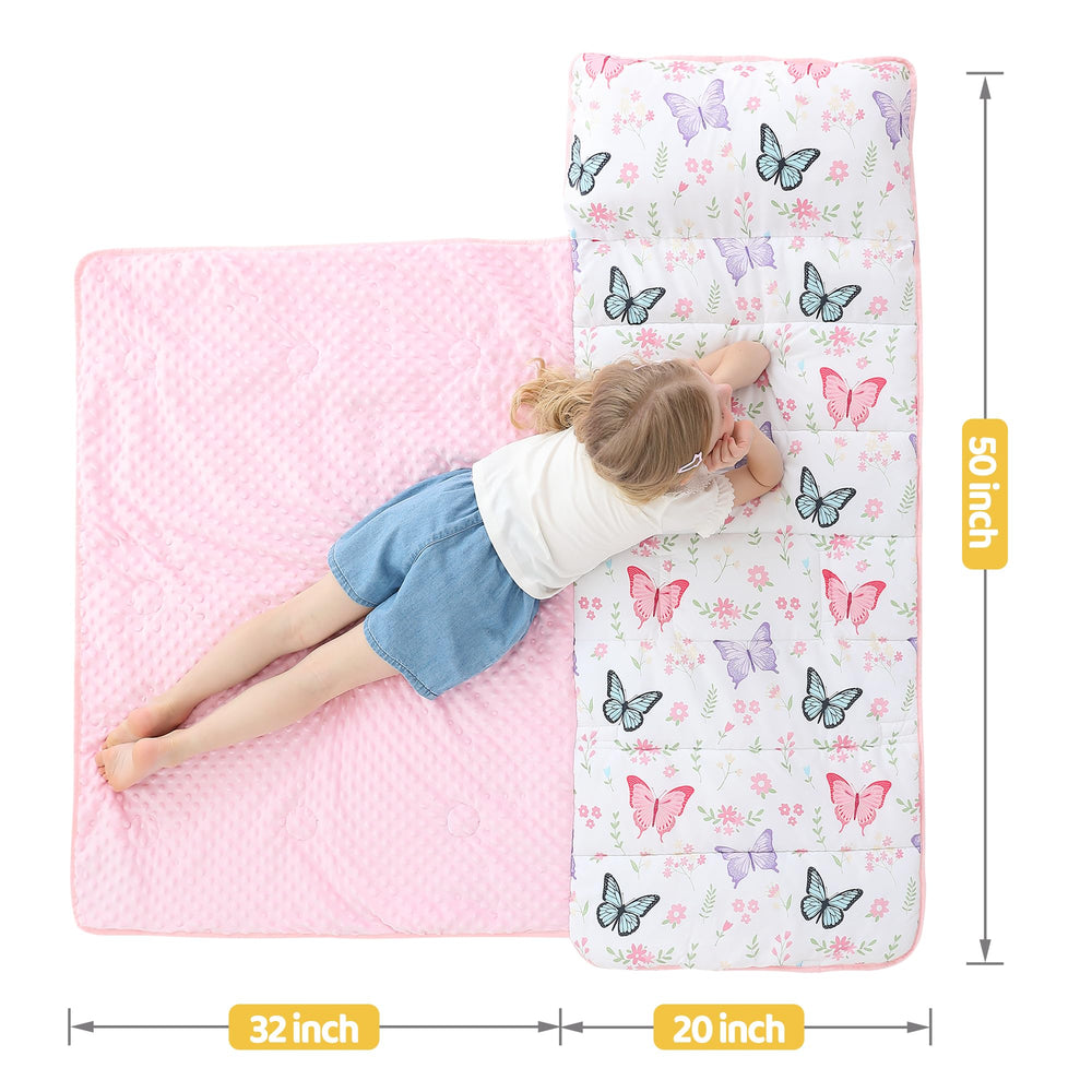 Viviland nap mat with pillow and blanket for cozy preschool naps.