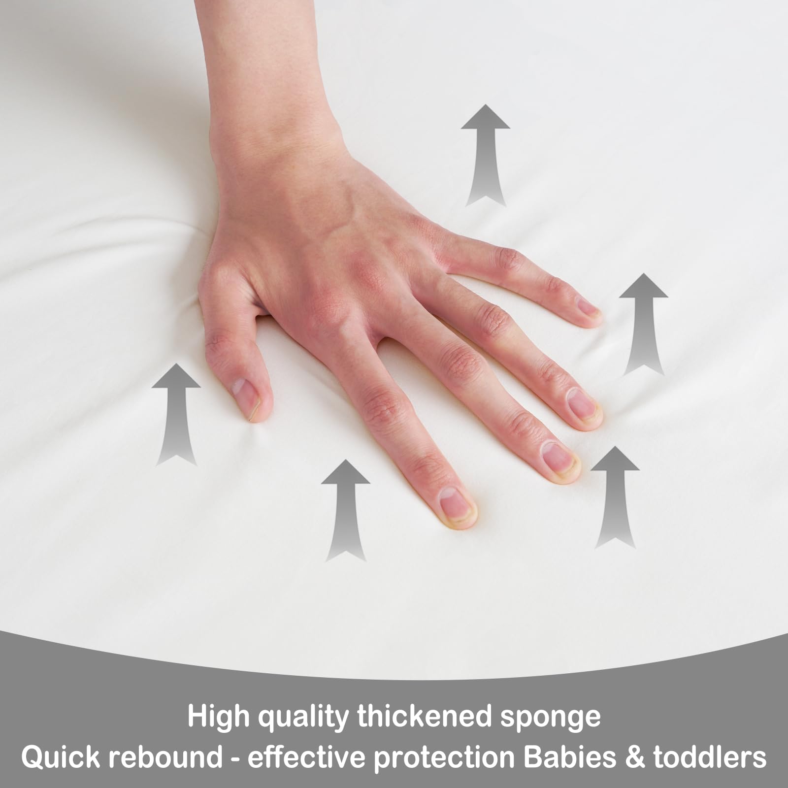 Viviland mattress in playard setup ready for nap time