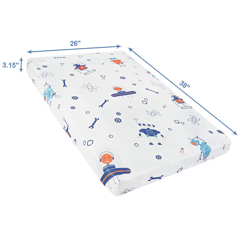 Close-up of the soft breathable fabric on the Viviland topper.