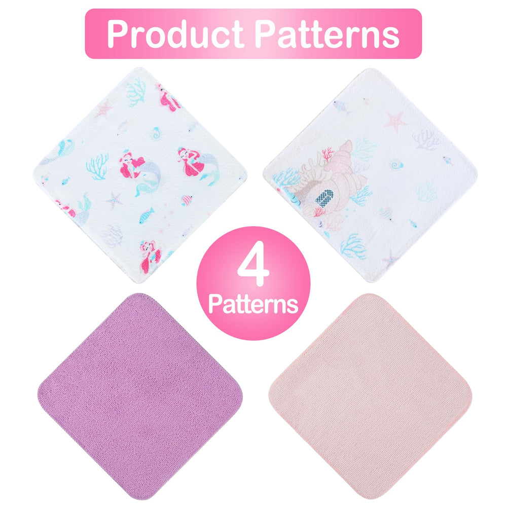 Viviland washcloths showing neutral patterns for versatile care.