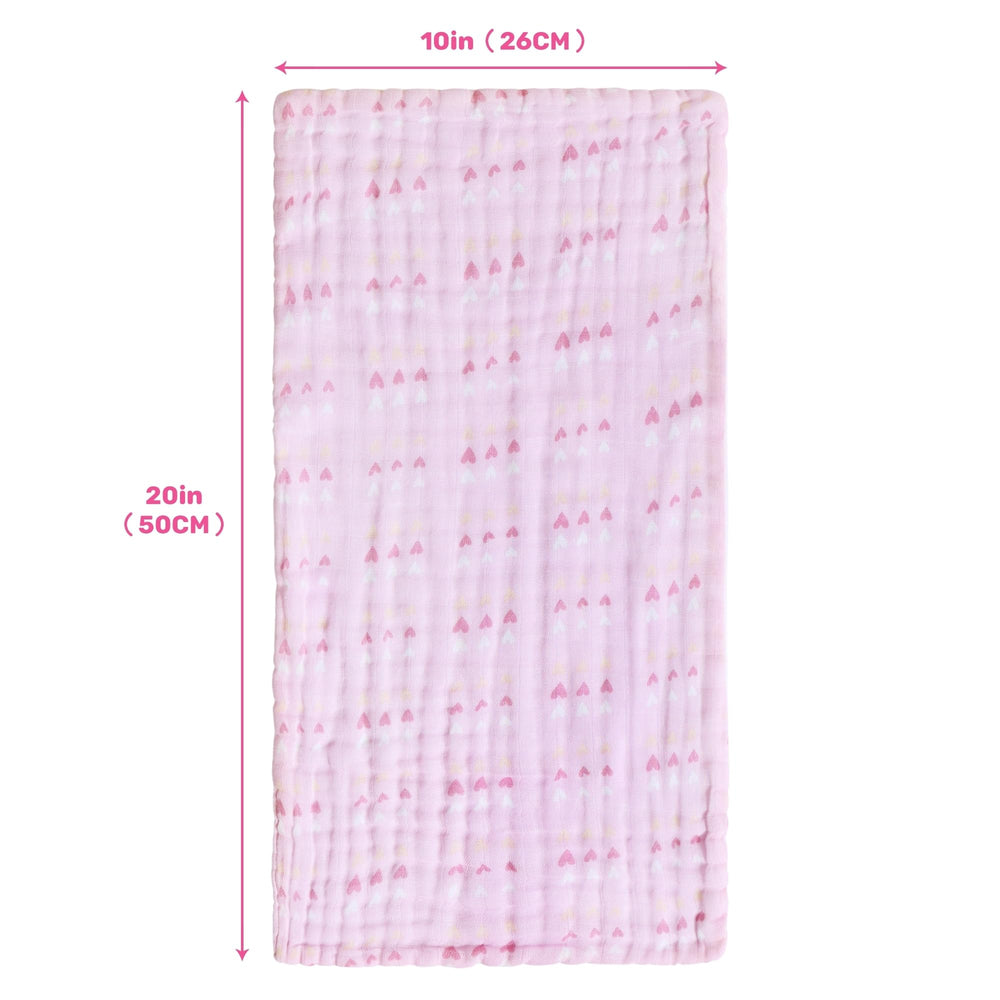 Viviland pink flowers pattern adds charm while staying gentle on delicate skin.