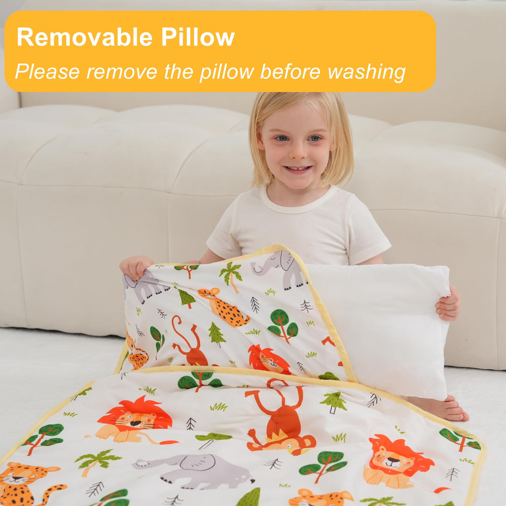 Viviland rolled nap mat folds for easy transport.