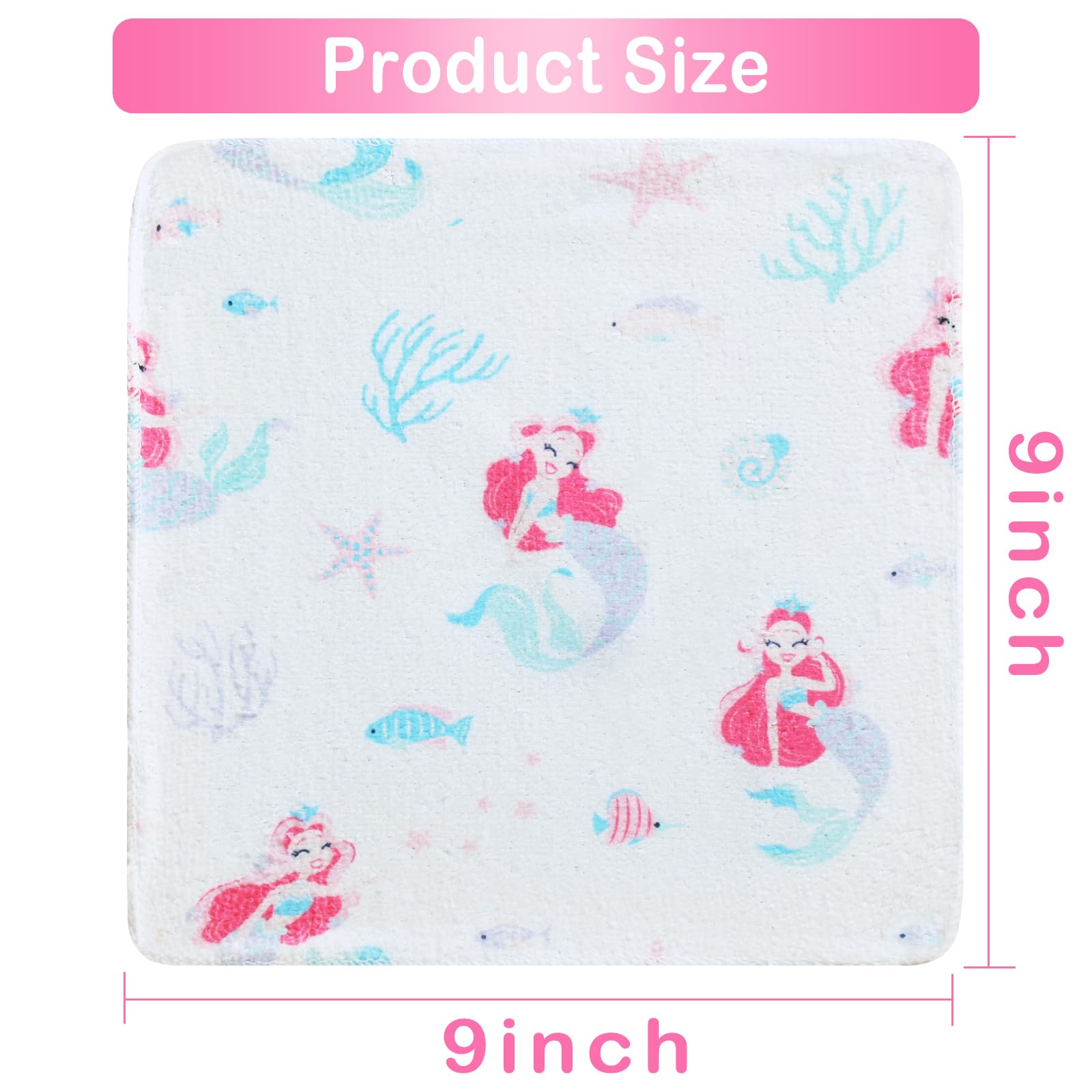 Viviland soft rayon-fiber washcloth close-up for baby skin.