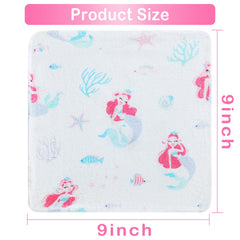 Viviland soft rayon-fiber washcloth close-up for baby skin.