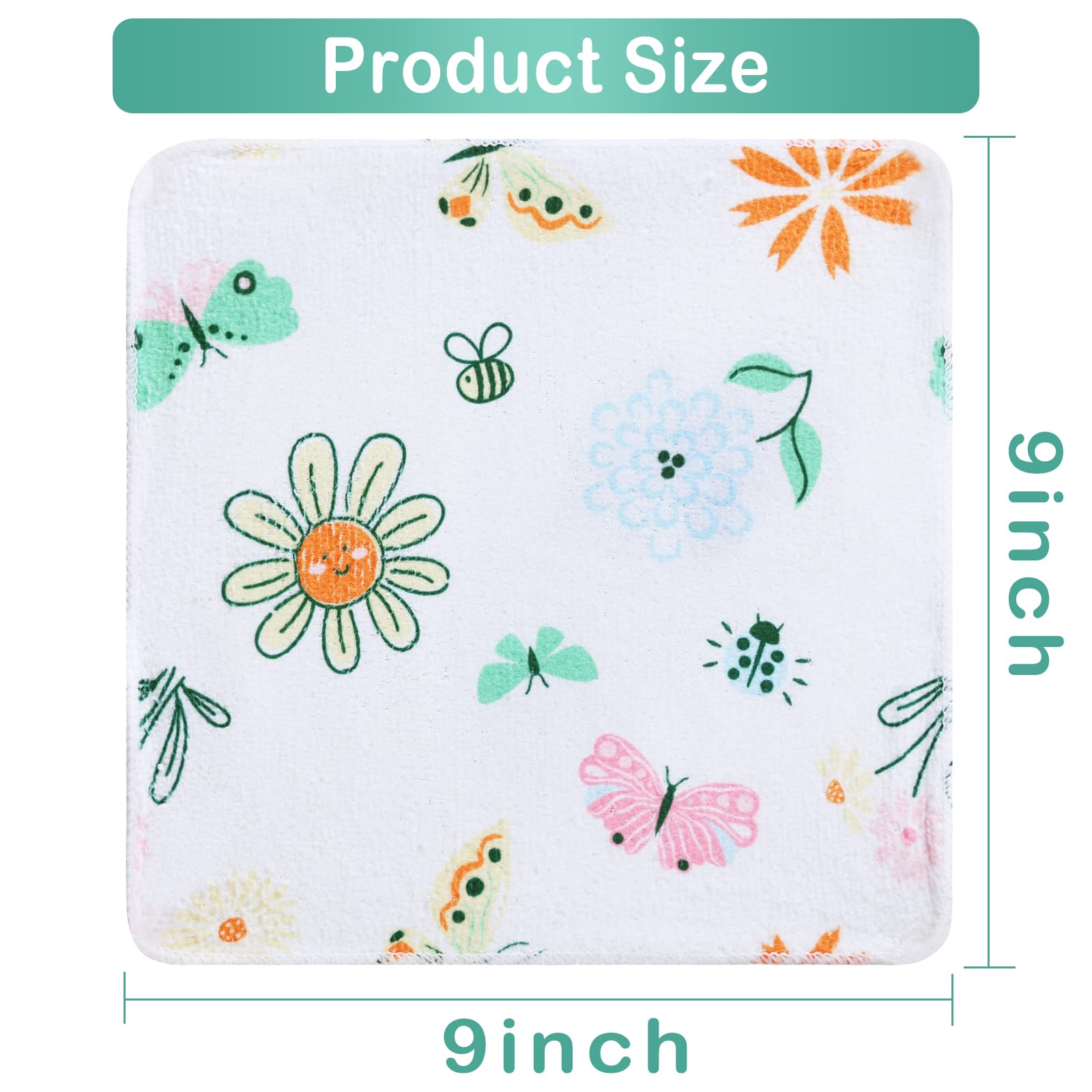 Viviland soft rayon fabric baby washcloth for sensitive skin