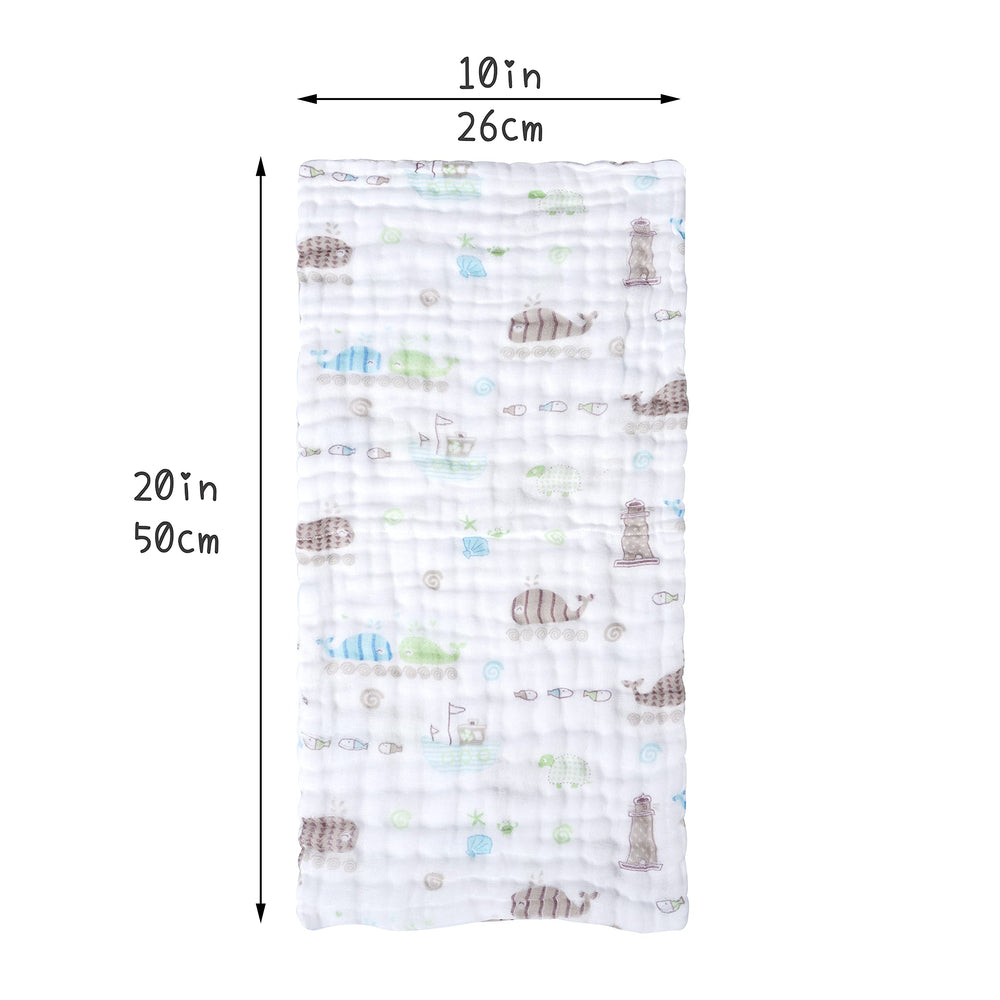 Viviland versatile cloths for bath, burp, or washcloth needs.