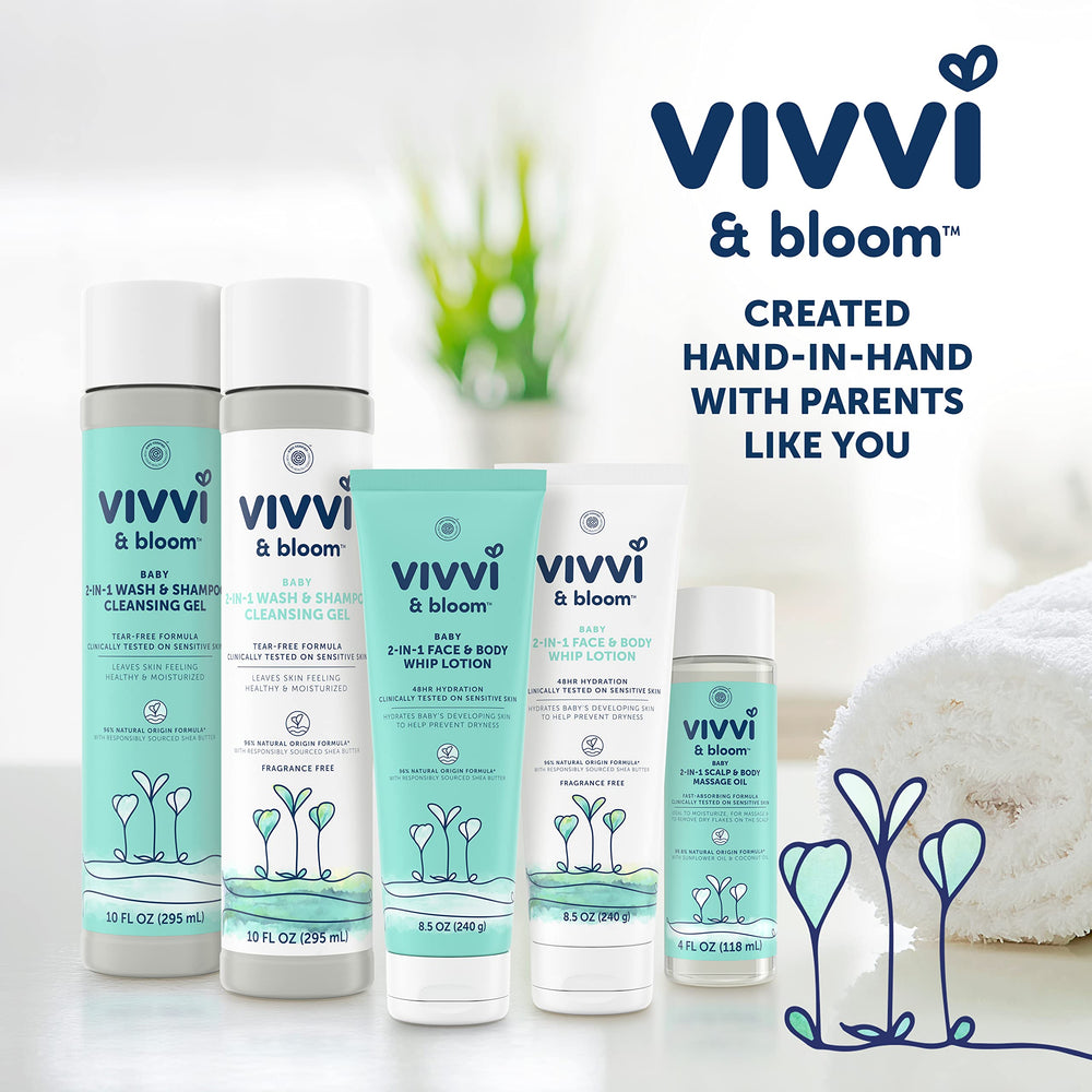 10 oz Vivvi & Bloom bottle showcased for daily use.