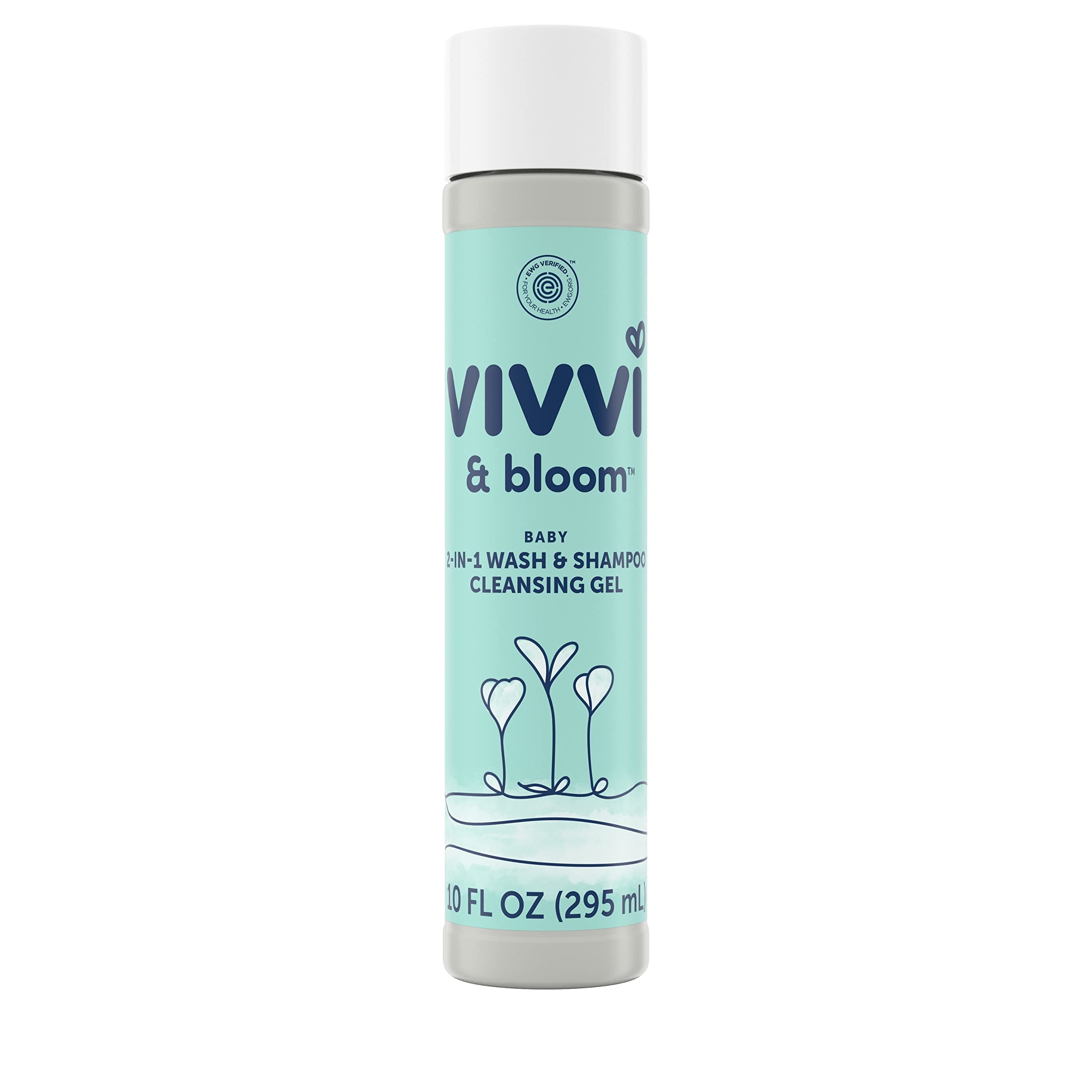 Vivvi & Bloom gentle 2-in-1 bottle for baby cleansing and moisturizing
