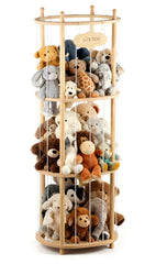 Viyuse stuffed animal zoo storage front view for easy access and quick cleanup