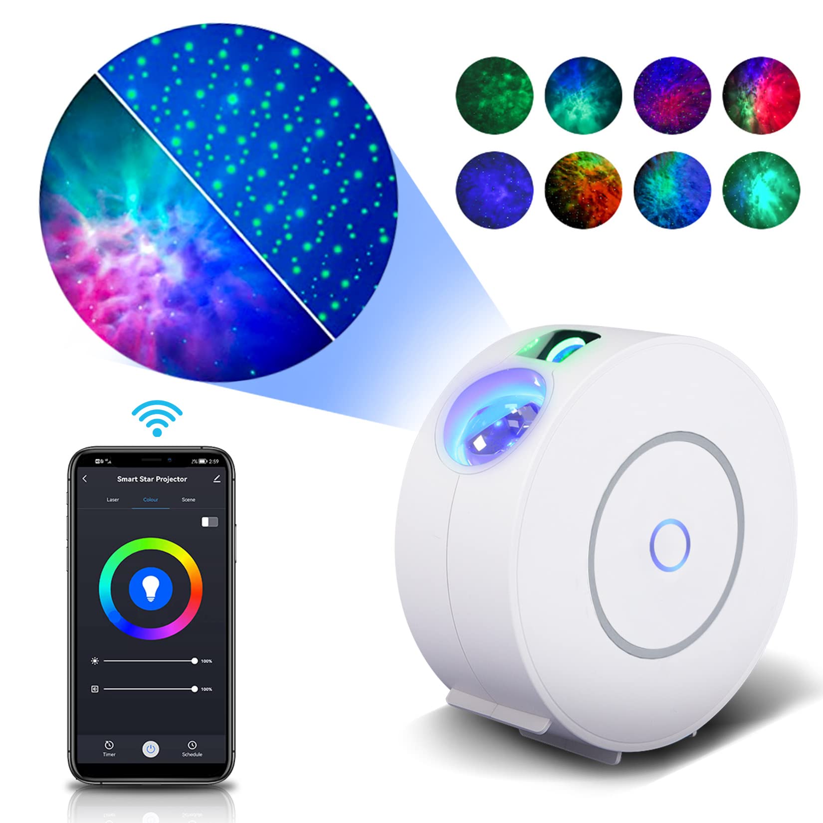 V JULES.V Galaxy projector includes kid-friendly features for busy homes.