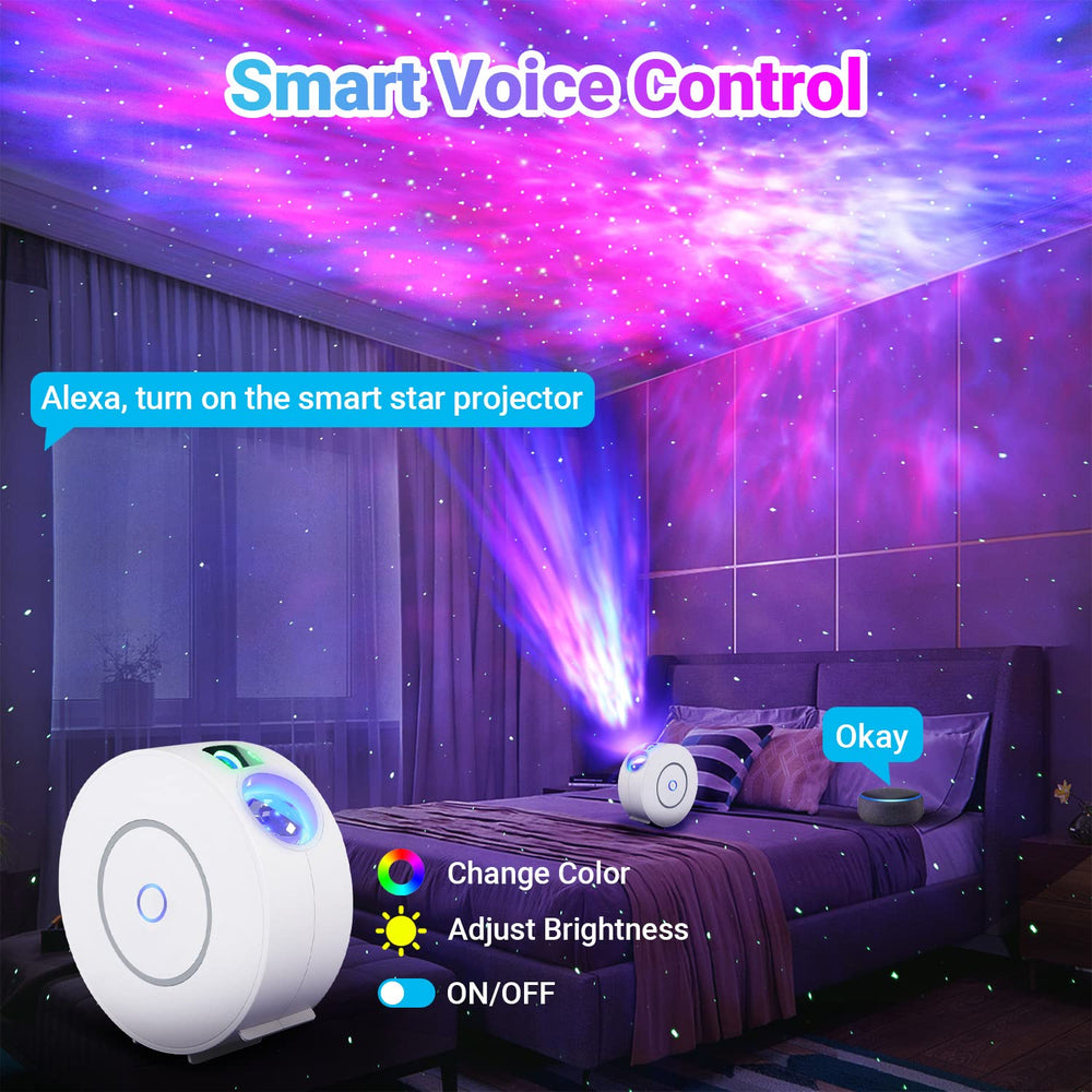 V JULES.V Night light projector with 3 modes plus mix-and-match for ambiance.
