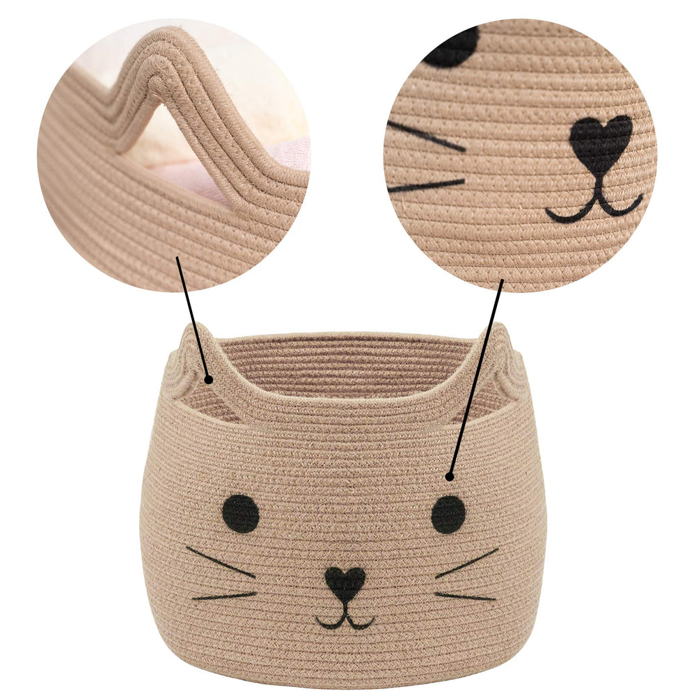 Soft yet firm VK Living basket supports heavier items with style.