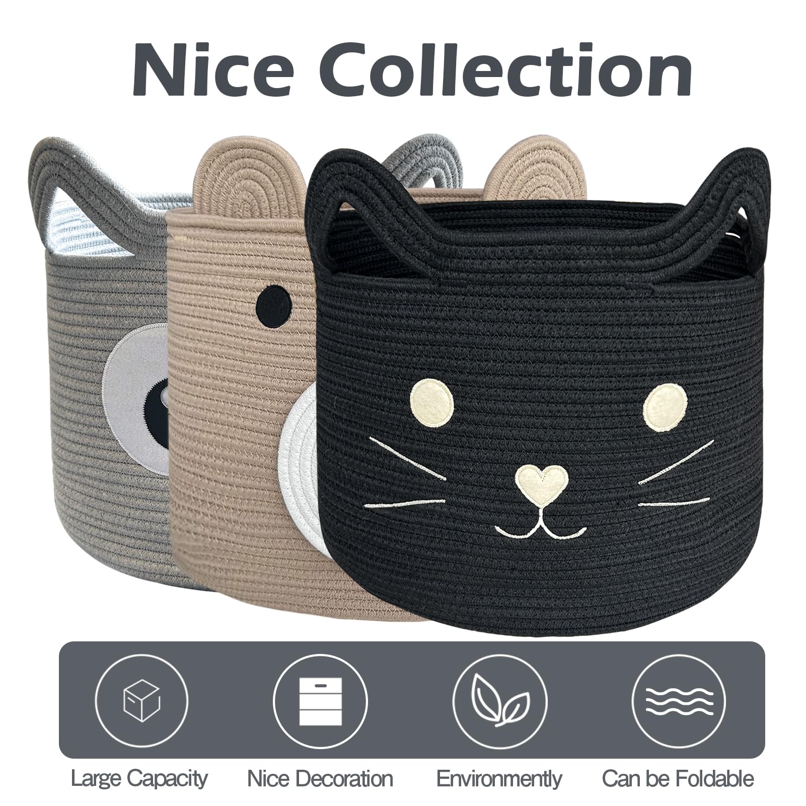 VK VK·LIVING nursery and bath organizer basket