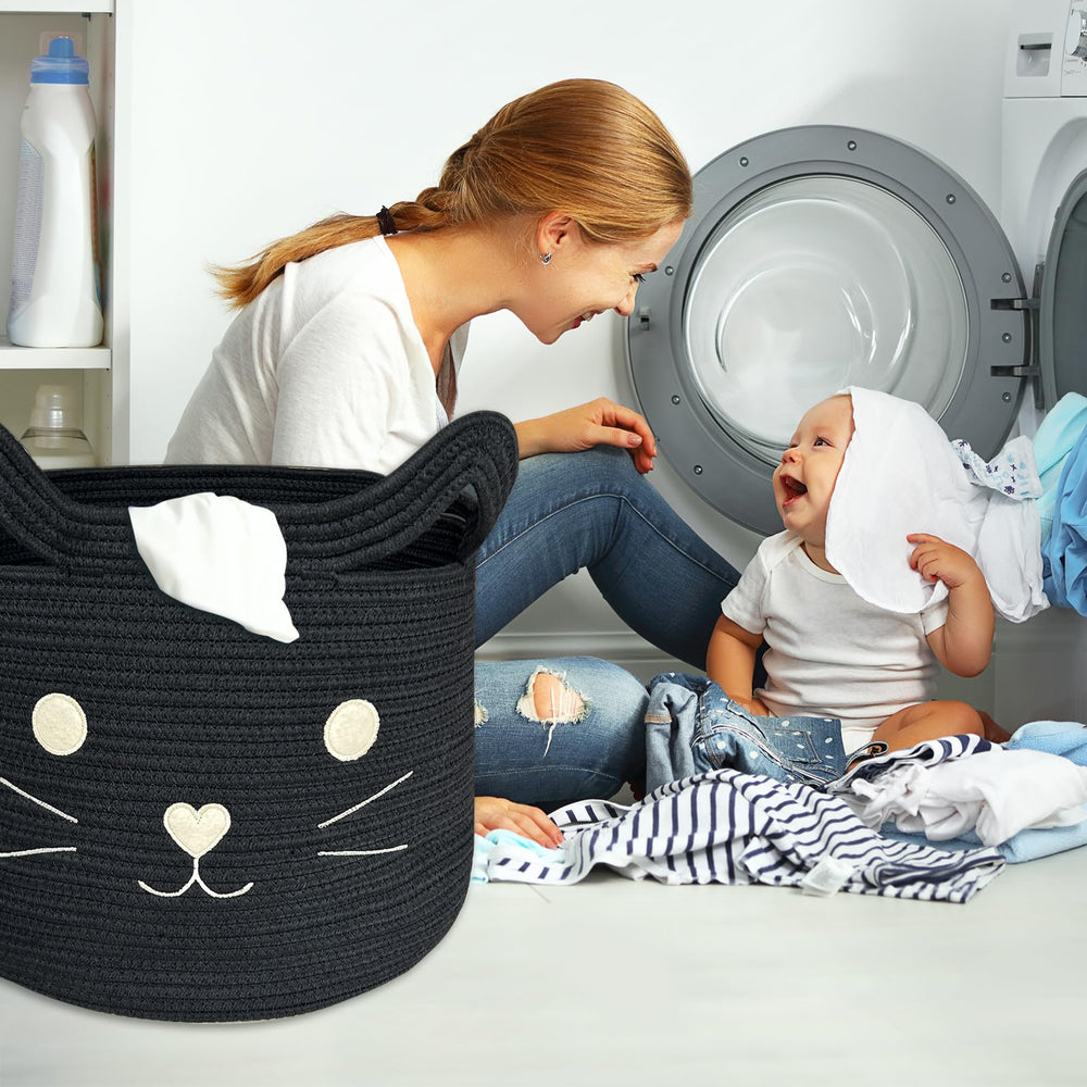 VK VK·LIVING cat basket made from soft cotton rope