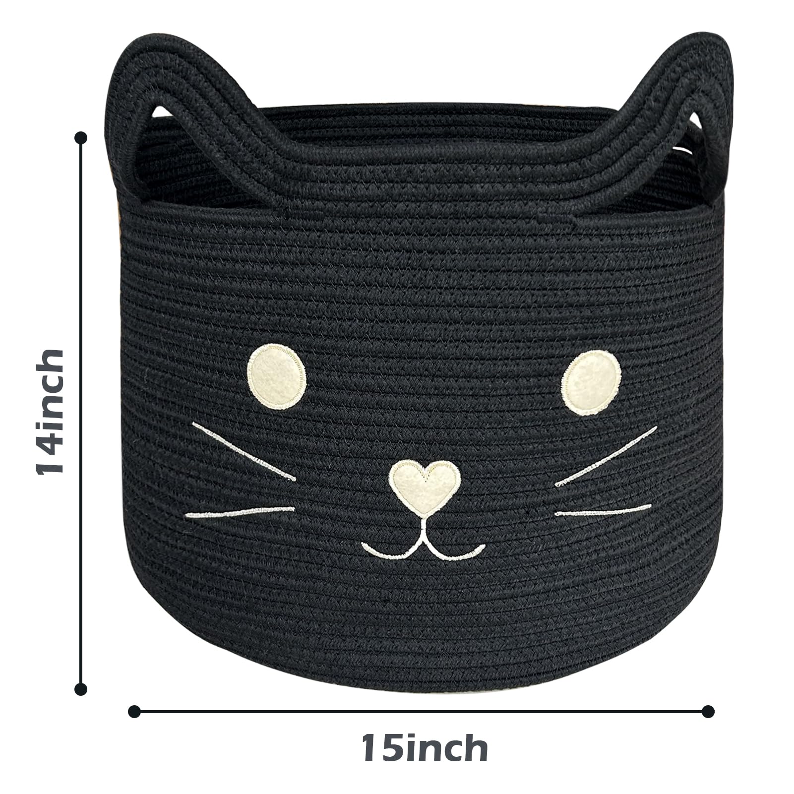 VK VK·LIVING large cat basket side handles for quick transport