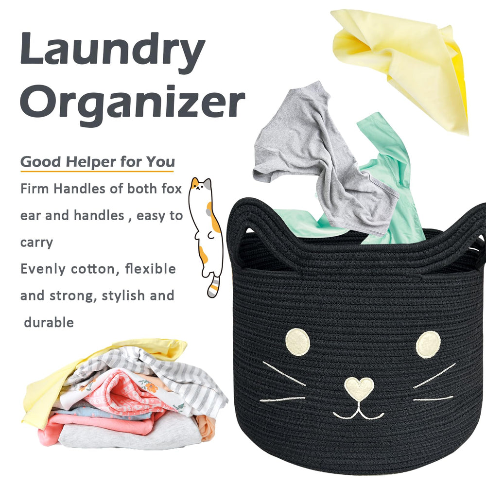 VK VK·LIVING cat basket stores toys and blankets neatly