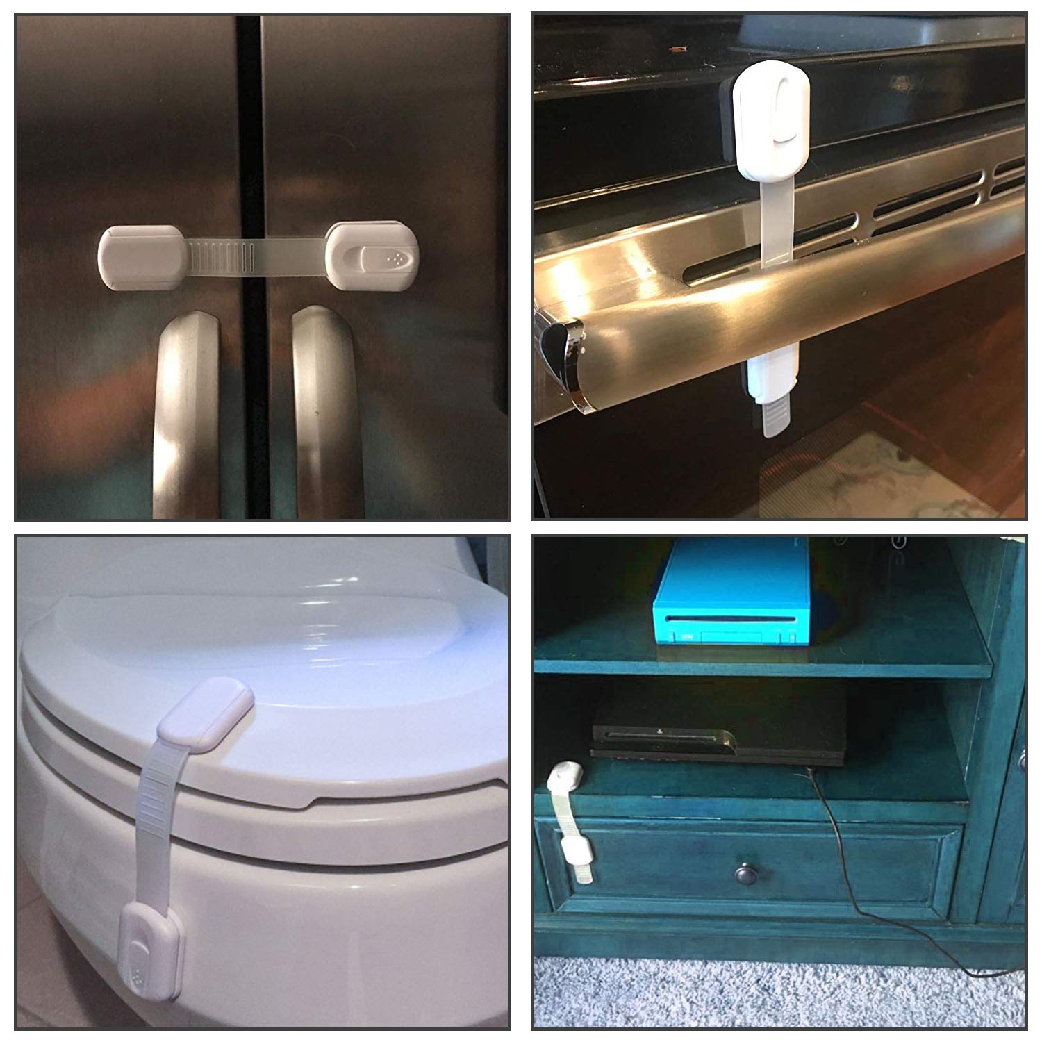 Vkania kid-proofing solution deters quick cabinet access around pets.