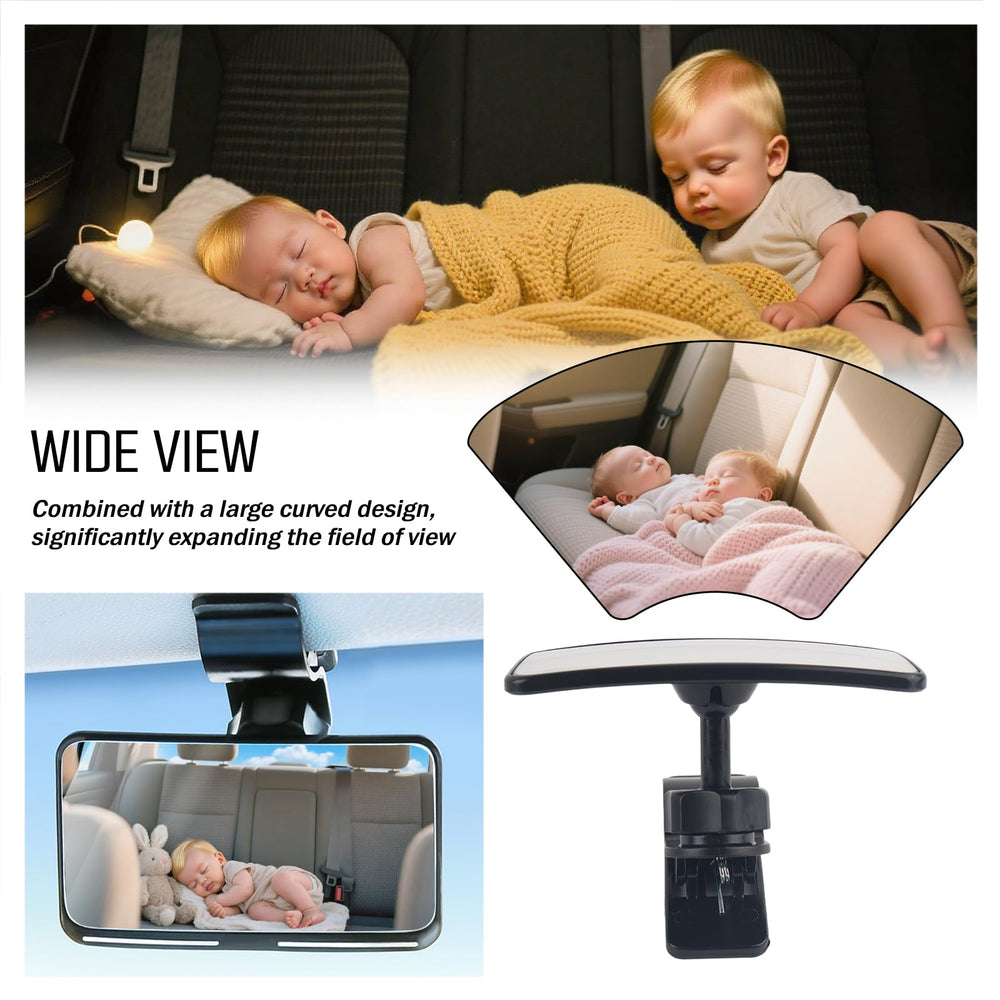 VKQTS shatterproof ABS shell keeps the mirror intact