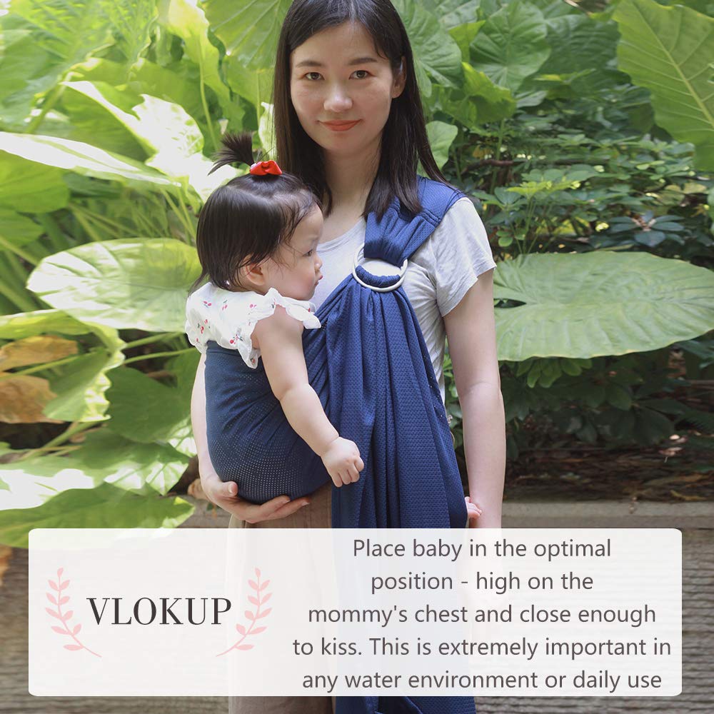 Vlokup baby sling designed for 8–30 lb infants with supportive positioning.