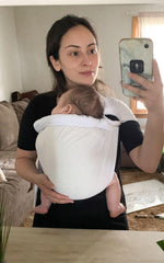 Vlokup Baby Water Ring Sling Carrier in breathable mesh for hot days and quick-dry swimming
