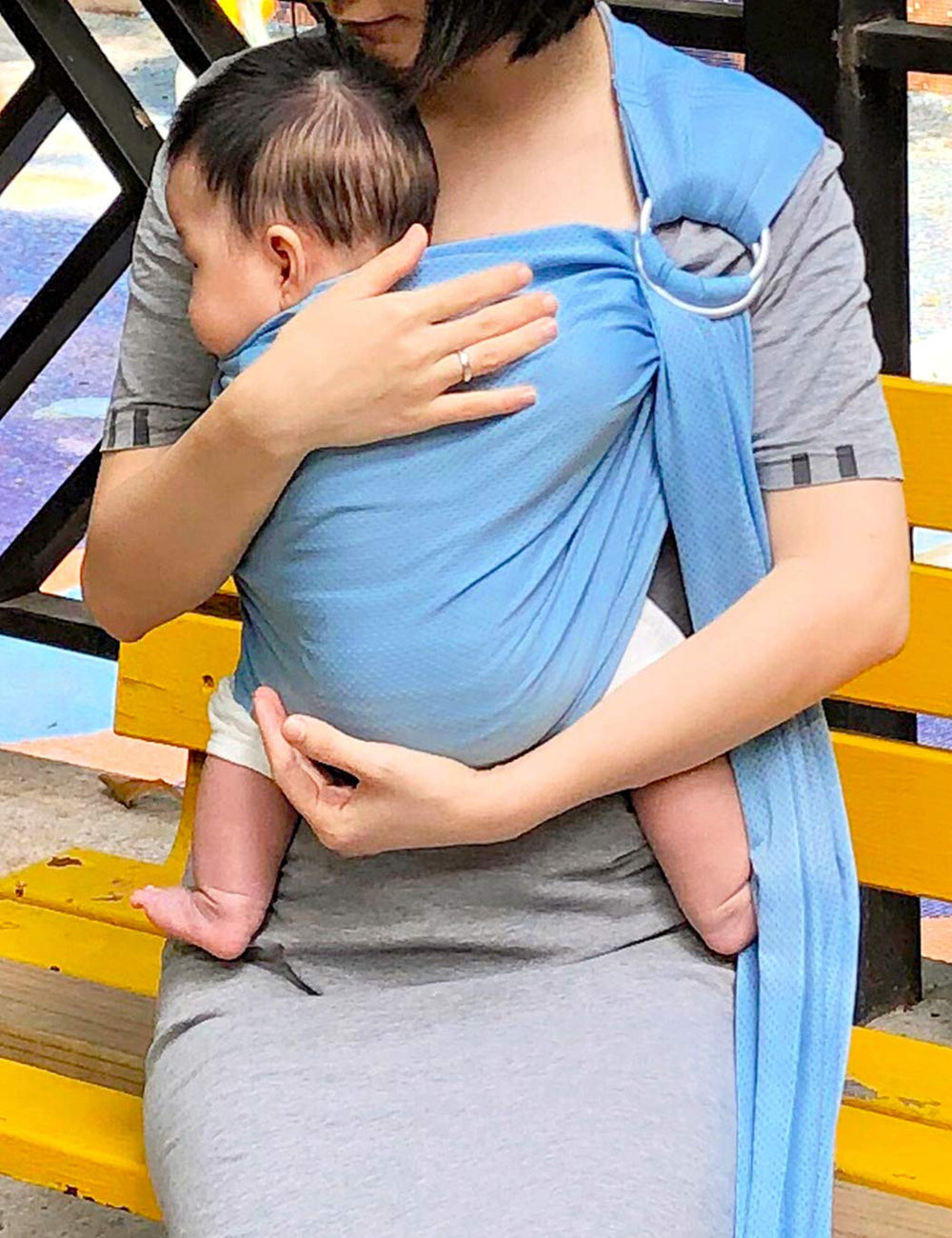 Vlokup packable pocket shows travel-ready storage for diaper bag or tote.