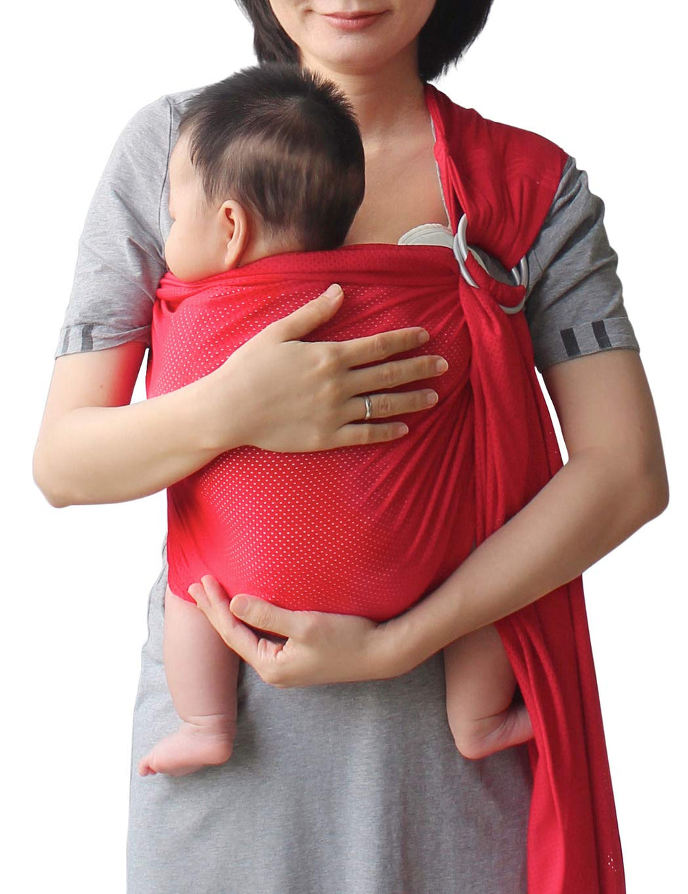 Vlokup portable packing pocket fits in a diaper bag.