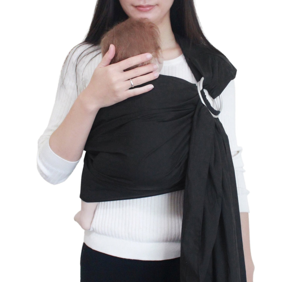 Vlokup ring sling close bonding for on-the-go soothing comfort
