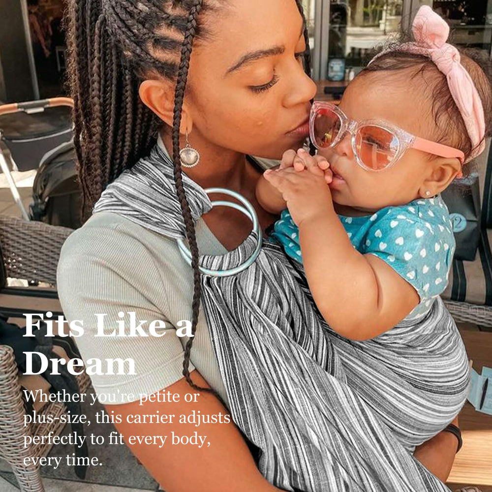 Vlokup Ring Sling designed by moms for modern families