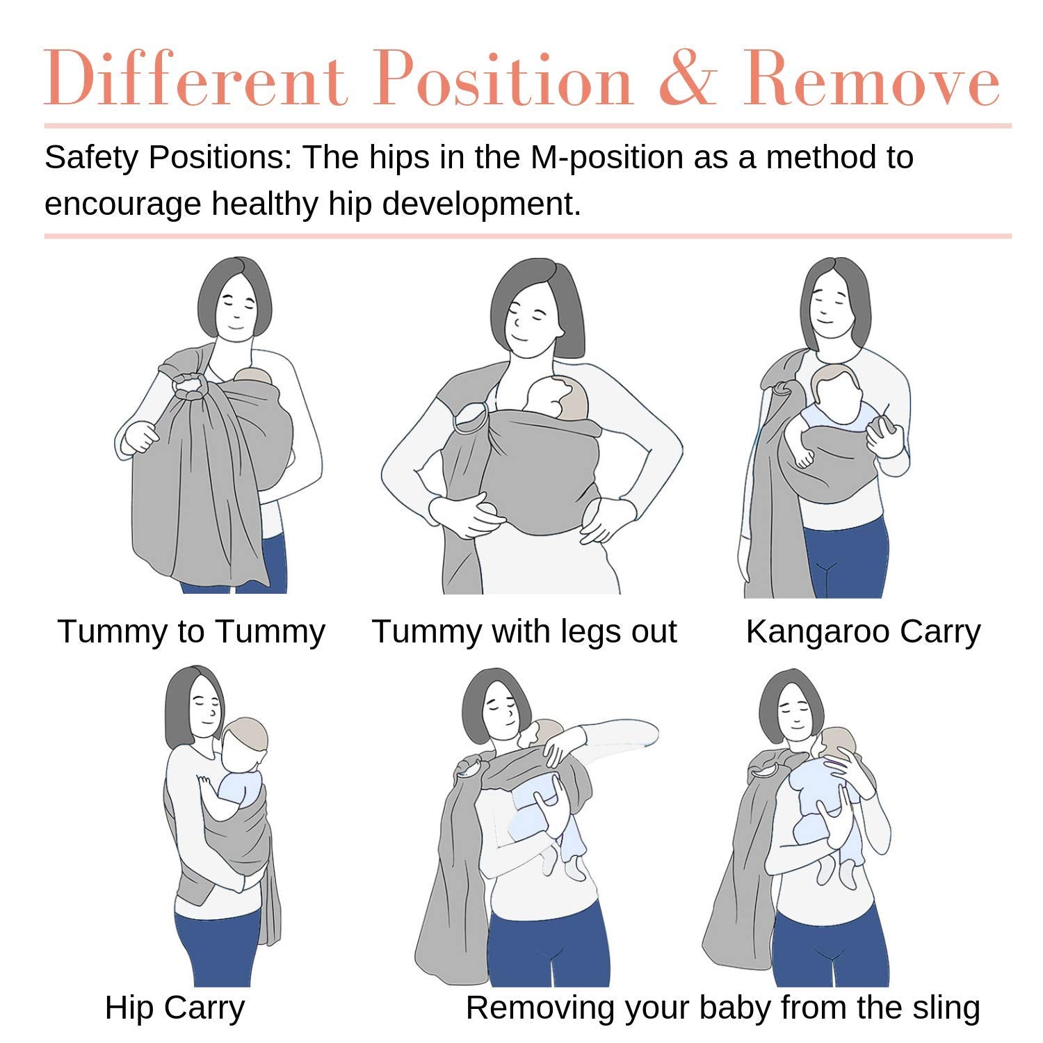 Vlokup ring sling moms-designed gift for new parents