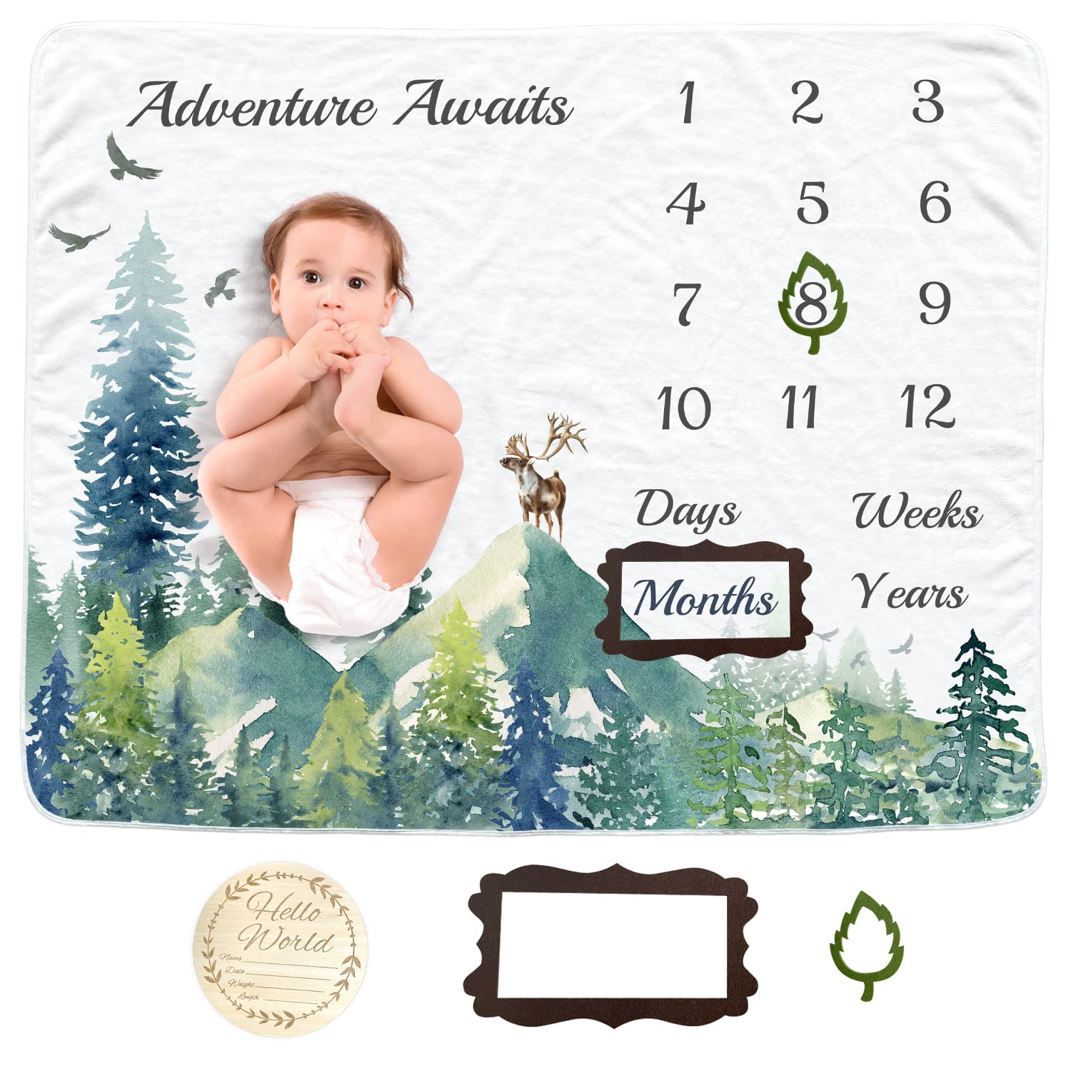 Vlokup soft flannel baby blanket feels plush against delicate skin during quiet nap time.
