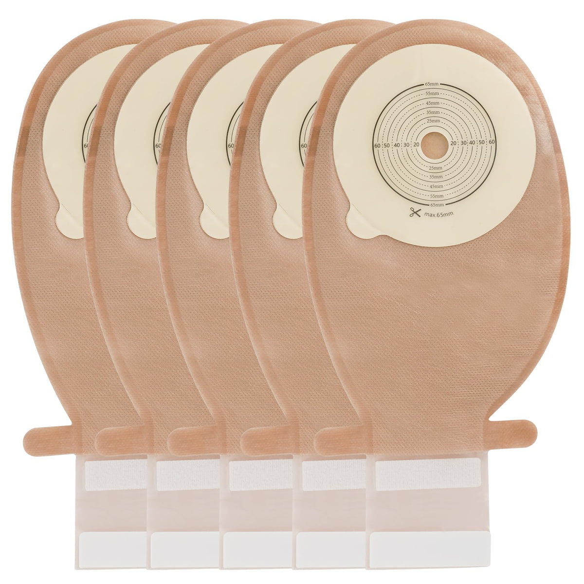 Vlookup 20-piece colostomy bag package for easy replacement and wear