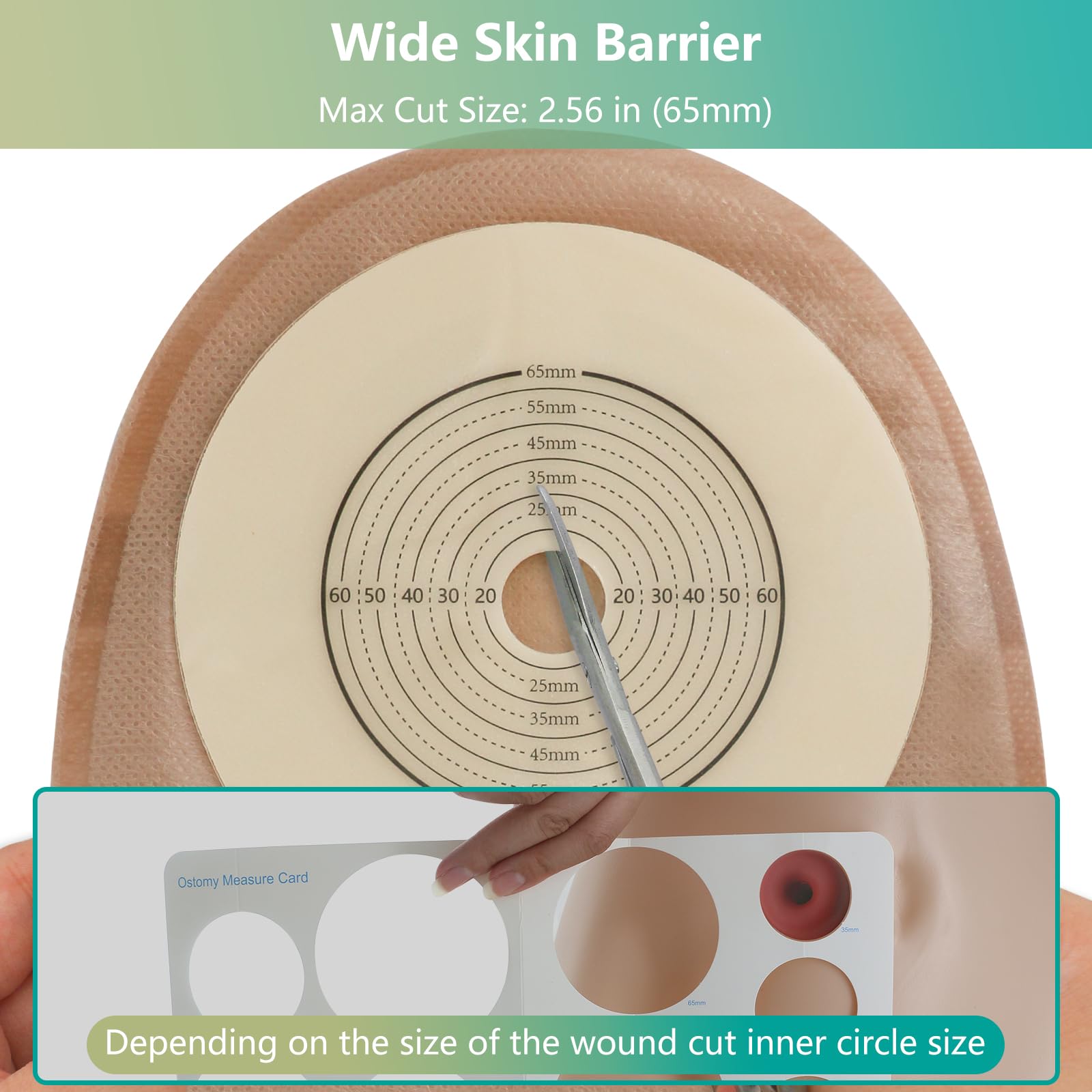 Vlookup drainable ostomy pouch designed for easy emptying and secure wear