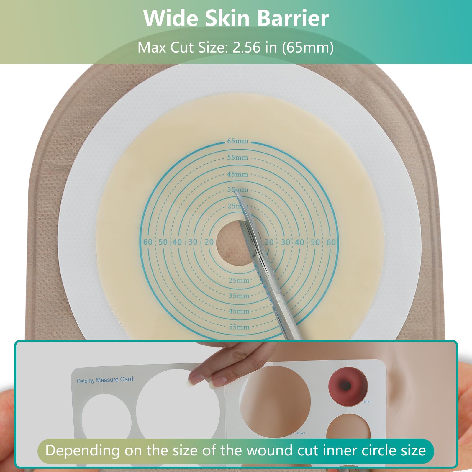 Vlookup skin barrier provides skin-friendly comfort during wear.