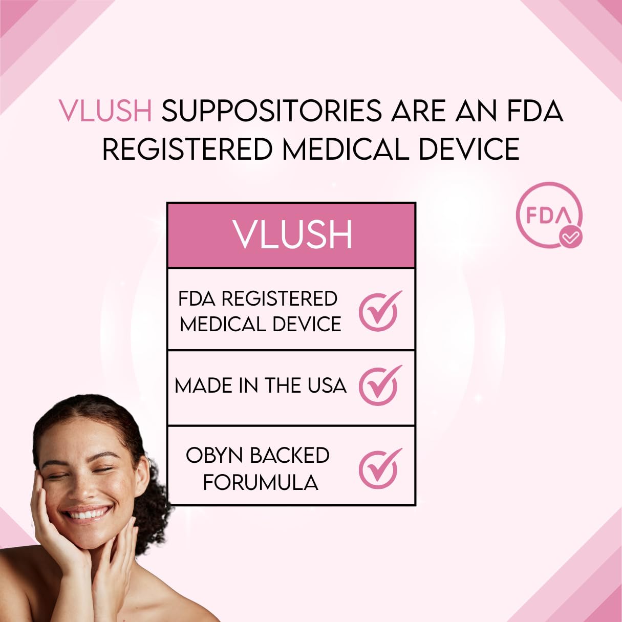 VLUSH daily-comfort scene showing all-day moisture and ease