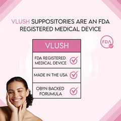 VLUSH daily-comfort scene showing all-day moisture and ease