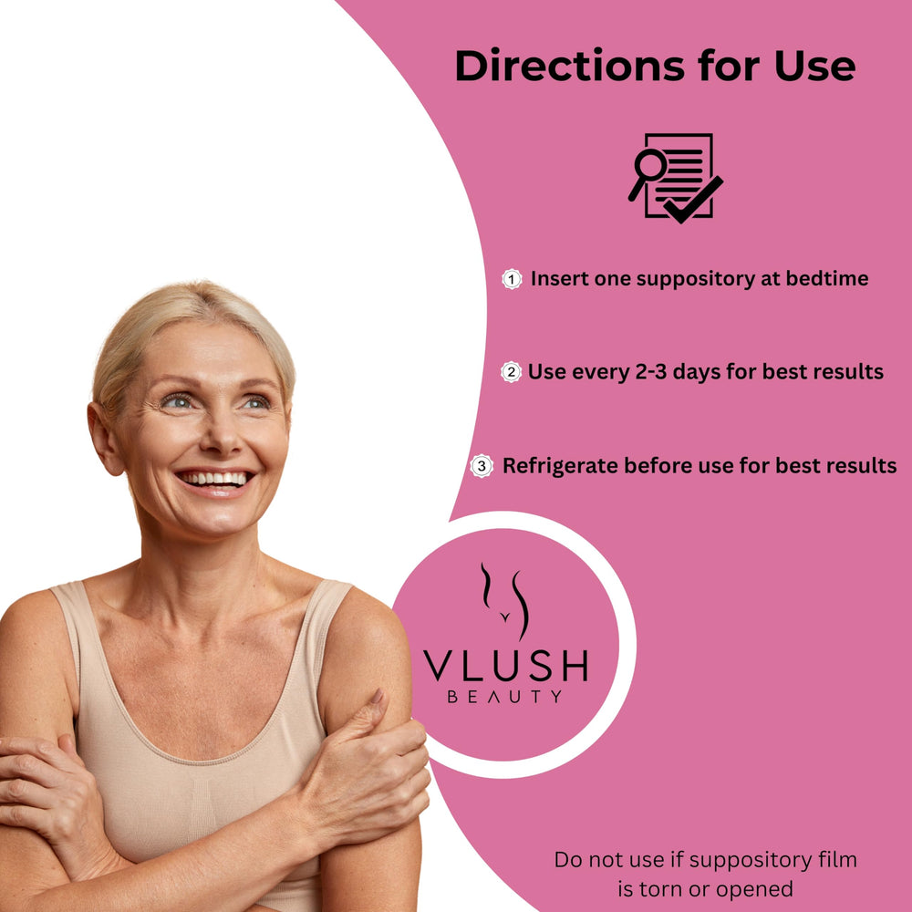 VLUSH label with FDA-registered facility seal and clean ingredients