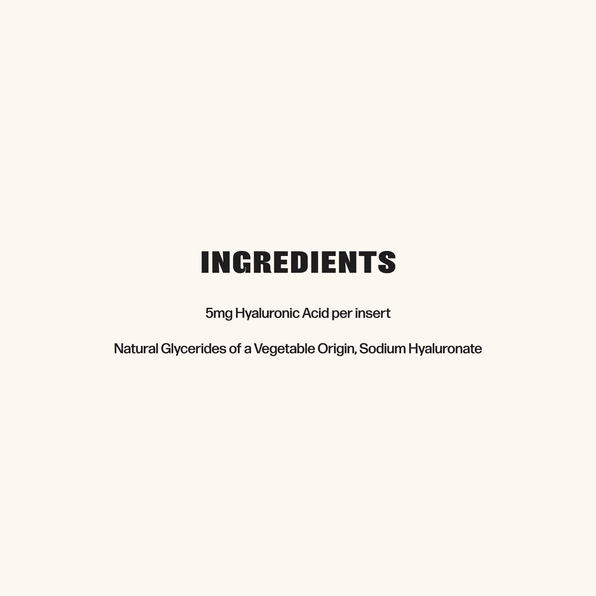 Fragrance-free VMAGIC formulation label for sensitive use