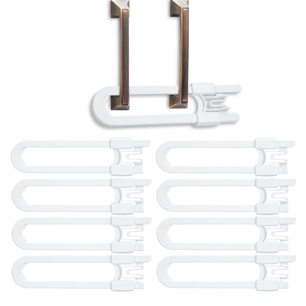 Vmaisi 8-pack baby sliding cabinet locks secure kitchens and cupboards with simple installation.
