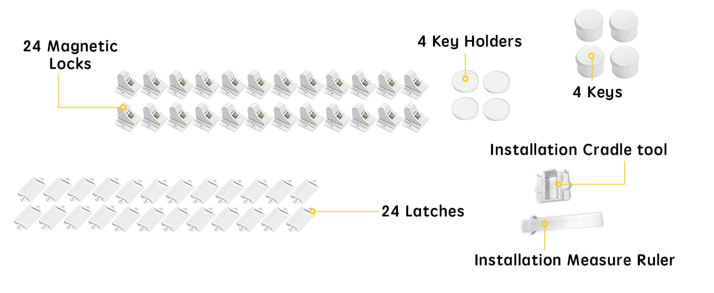 Cradle with keys for Vmaisi magnetic lock kit keeps spare keys organized