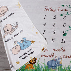 Vmaisi newborn swaddling blanket with double print design for cozy nursery moments.