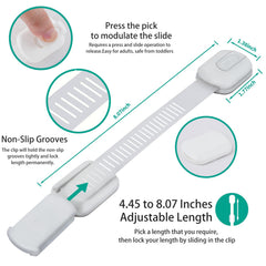 Vmaisi fridge strap lock secures contents with easy, tool-free install