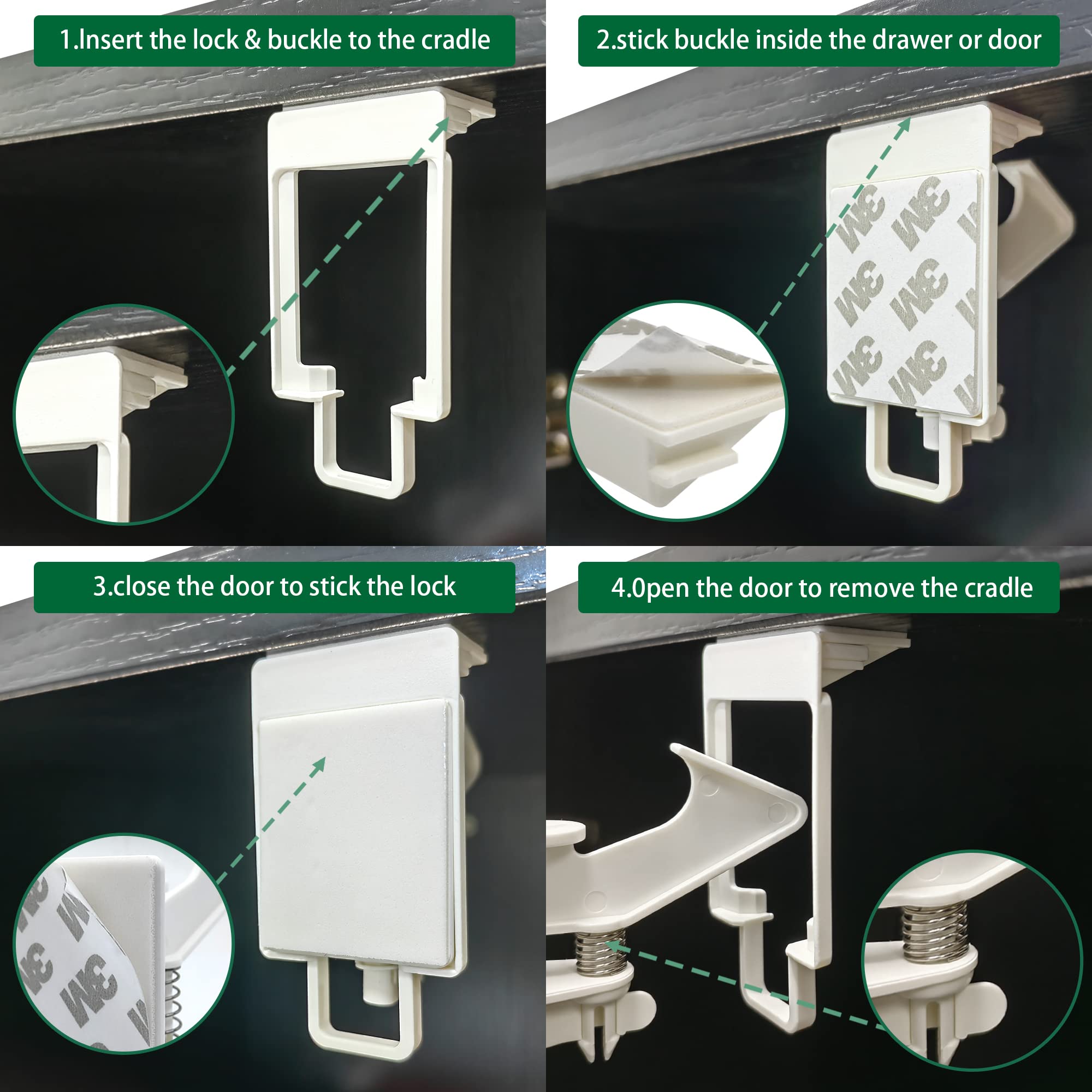VMAISI removable adhesive with extra stickers supports reuse