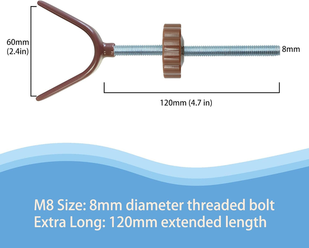 Vmaisi spindle head and grip area highlight non-slip, furniture-safe design.