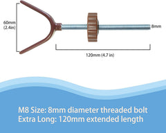 Vmaisi spindle head and grip area highlight non-slip, furniture-safe design.