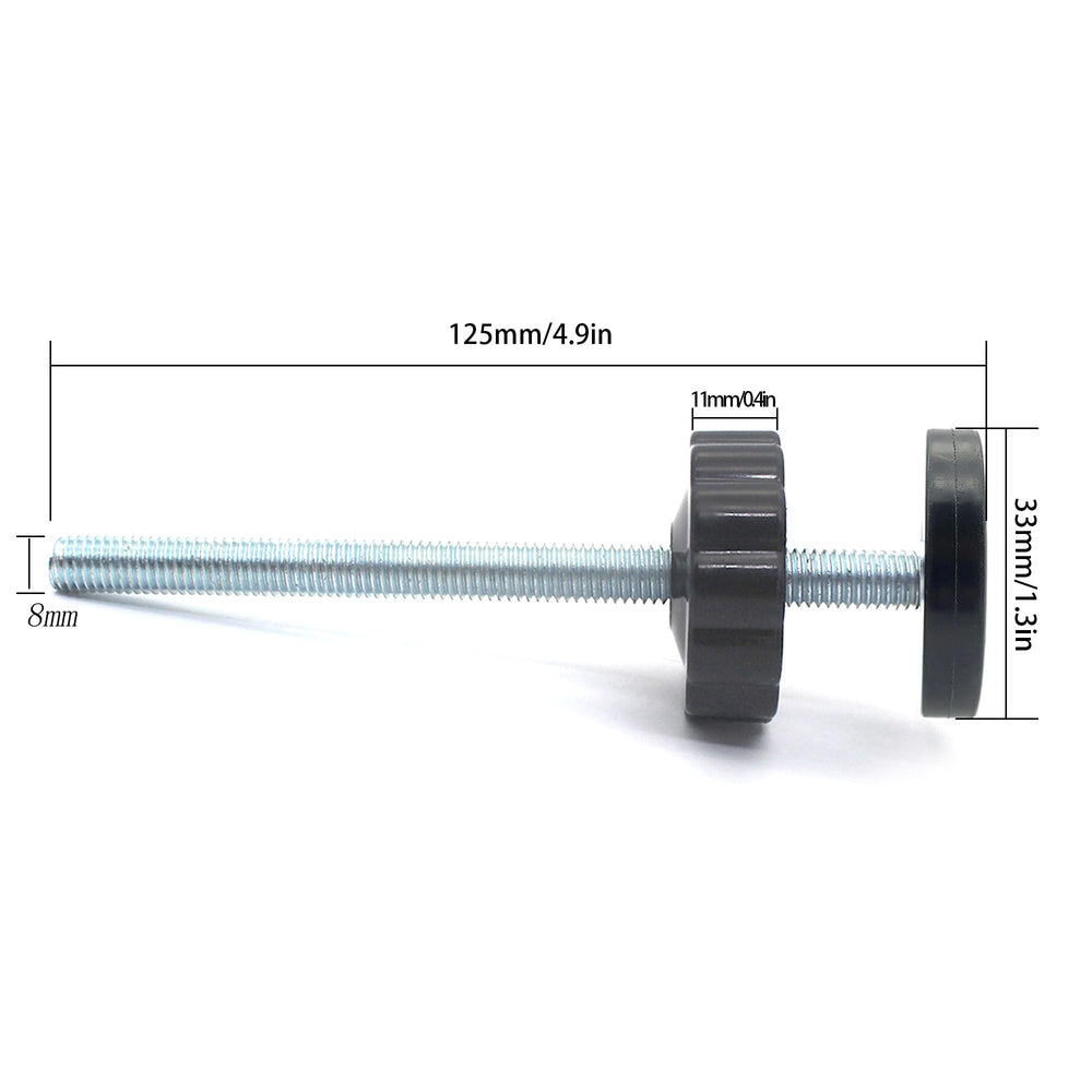 VMAISI threaded spindle rod with wall protector improves mounting