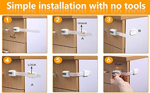 Vmaisi trash can lock helping keep risky items out of reach.
