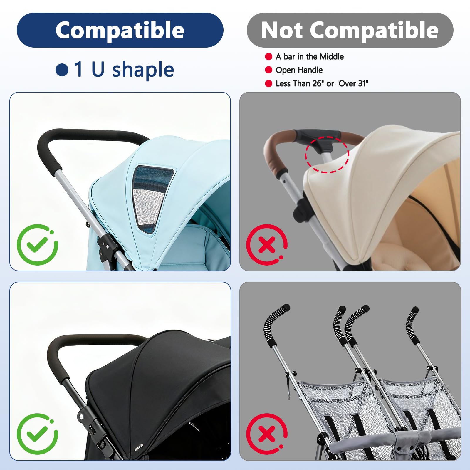 VMEECARL mesh pockets provide quick access to small items while strolling