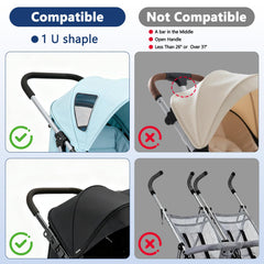 VMEECARL mesh pockets provide quick access to small items while strolling
