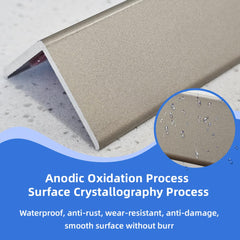 VNBQB adhesive corner guard installation with no drilling.